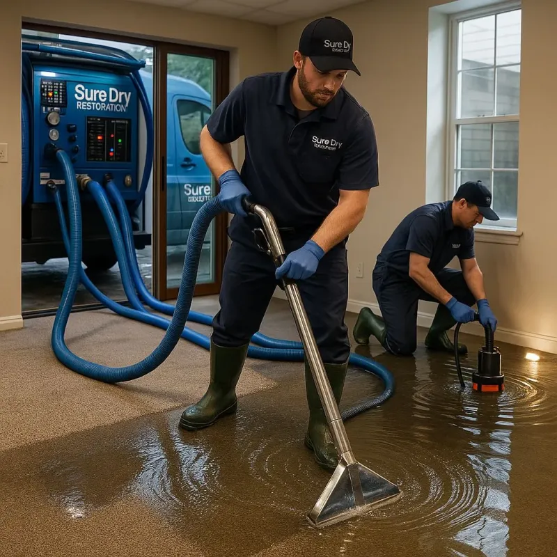 Water Extraction and Removal process in East Moriches, NY